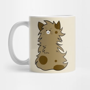 Fluffy Cat Blob with Spots Mug